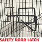 X-Large 5-Levels Tight 3/8-inch Bar Spacing Ferret Chinchilla Sugar-Glider Rats Mice Gerbil Chew Free Cage with Removable Rolling Stand, 31-Inch by 19-Inch by 55-Inch