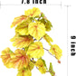 Reptile Plants for Terrarium, Amphibian Habitat Decor Artificial Hanging Plants with Suction Cup - Fake Heuchera Micrantha Yellow