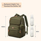 BabbleRoo Diaper Bag Backpack, Travel Backpack with Changing Pad, Pacifier Case & Stroller Straps, Multifunction, Waterproof, Unisex – Army Green