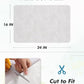 AMOAMI Coffee Mat Hide Stain Rubber Backed Absorbent Dish Drying Mat for Kitchen Counter - Fits Under Coffee Maker or Machine