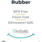 Oxyfresh Dog Dental Chew Toy - Best Durable Rubber Dog Toy for Tough Chewers – Helps Remove Plaque, Cleans Teeth & Freshens Breath Without Brushing (Large)