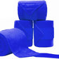 Horse Polo Leg Wraps Soft Fleece Wraps Equestrian Leg Bandage 4-Pack (Cob(8.2ft), Royal Blue)