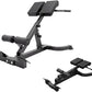 ComMax Hyperextension Roman Chair Back Extension Bench Foldable Workout Bench Machine for Home GYM Adjustable Waist Abdominal Back Trainer