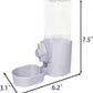 kathson 2Pcs Rabbit Water Bottle 17 OZ Bunny Hanging Water Fountain Automatic Guinea Pig Water Dispenser No Leak Drinking Feeder for Bunny Chinchilla Hamsters Cat Dog Small Animals(Grey)