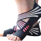 ABIRAM Yoga Socks Toeless Non-Slip Grips & Straps, for Pilates, Barre, Ballet, Bikram, Workout for Women