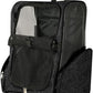 Pet Trolley Bag Cat Dog Travel Bag Portable & Breathable Pet Carrier Backpack - Lightweight Dual-Shoulder Design for Easy Travel with Your Beloved Companion Scalable Pull Rod pet Bag (Black)