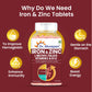 Dr Morpen Iron & Zinc + Omega-3 Deep Sea Fish Oil 1000Mg Combo