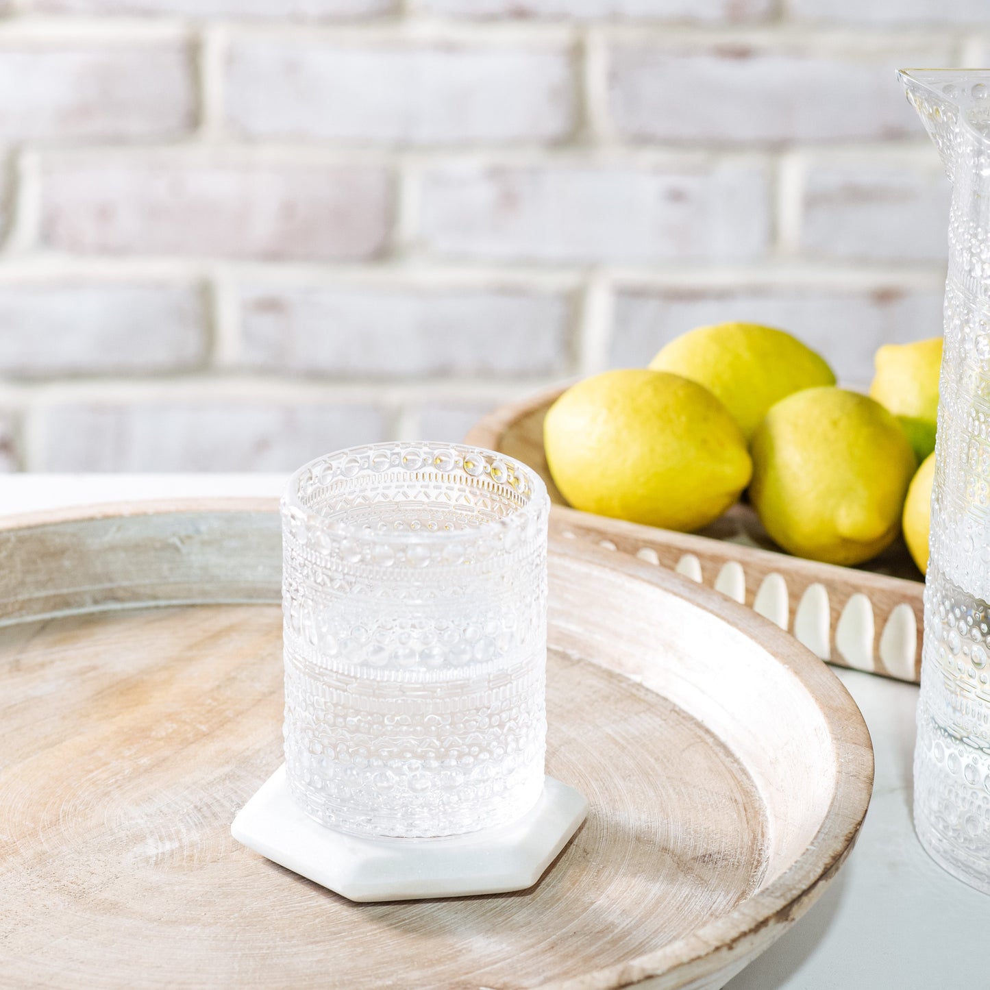 Clear Melamine Dot Drinkware Set | Complete Collection