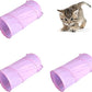 iCAGY Foldable Spiral Cat Tunnel - Indoor Toy for Small Cats, Kittens, and Rabbits - Tube for Interactive Play and Outdoor Fun - Pet Activity Toy 20" 3 Pcs