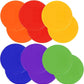 Poly Spots Spot Markers for Gym Floor 9inch 10inch 12/18/24/36 Pcs Flat Cones Non-Slip Rubber Floor Dots Circles for Kids Sports Soccer Basketball Agility Training Dance Classroom