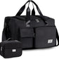 FIORETTO Women's Gym Duffle Bag with Shoes Compartment, 37L Capacity, Ideal for Travel, Gym, Sports, Duffel, Weekender