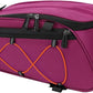 MOSISO Bike Rack Bag with 2 Removable Panniers, Waterproof Bike Trunk Cooler Storage Handbag Insulated Bicycle Rear Seat Pouch, Bicycle Storage Saddle Shoulder Bag Cycling Luggage Pouch, Rose Red