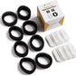 Cat Water Fountain Filters for 108oz/3.2L… (4 Month Supply: 8 Filters & 8 Sponges), White, SSF246