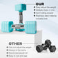 15LB 20LB 50LB Adjustable Dumbbell Set Free Weights Dumbbells Set for Women Men Hand Weights Sets Adjust Dumbbell Weight Sets for Home Gym Exercise Workout Strength Training Equipments
