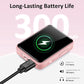 MP3 Player with Bluetooth, 32GB Portable Bluetooth MP3 Player for Kids, 1.8 inch Music Player with Speaker, FM Radio, Voice Recorder, Supports Expanded Up to 512GB(Pink)