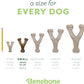 Benebone Wishbone Durable Dog Chew Toy for Aggressive Chewers, Real Peanut, Made in USA, Small, for Any breed