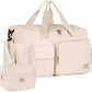 FIORETTO Women's Gym Duffle Bag with Shoes Compartment, 37L Capacity, Ideal for Travel, Gym, Sports, Duffel, Weekender