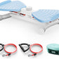 Waist Twister Ab Machine, 300 lbs Capacity Exercise Twist Board with Resistance Bands, Core Trainer Belly Fat Burner, Noiseless Waist Sculptor with Foot Massage