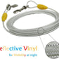 Petest 25ft Reflective Tie-Out Cable for Large Dogs Up to 90 Pounds