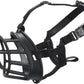 BASKERVILLE ULTRA MUZZLE - Patented Humane Design, Breathable, Dog can Pant and Drink, Adjustable, Padded, Training Muzzle for Medium-sized Dogs, Prevents Biting, Wildlife Scavenging (Size 4, Black)