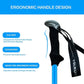 Hiking Trekking Poles, 2 Pack Anti Shock, Adjustable, Collapsible Hiking Poles for Trekking or Walking, Lightweight Aluminum Sticks for Children