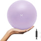 KEEP Pilates Small Exercise Ball Anti-Burst - Thickened Yoga Ball With Pump for Physical Therapy, Fitness, Workout, and Core Strength