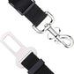Elisel Elisel 2 Packs Adjustable Length Pet Dog Cat car seat Belt Pet seat Belt Pet Accessories for Dogs Cats and Pets (Black)