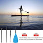 LBW 3 Piece SUP Paddle Board Paddle Floating Portable Paddleboard Accessories Adjustable Double Holes Lock Sturdy & Ergonomic for Surfing Beginner