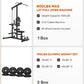 LS01 LAT Pulldown Machine, LAT Row Cable Machine with AB Crunch, LAT Tower with Cable Row Attachments, 3 in 1 Pulley Stations for Home Gym