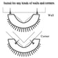 3.0 Softer Cat Self Groomer with Catnip, Dog Cat Corner Groomer,Wall Corner Scratcher Comb,Grooming Massage Brush, Perfect Scratch Massager Tool for Long & Short Fur Kitten/Puppy (1 Pack)