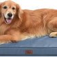 Outdoor Dog Bed for Extra Large Dogs, XL Dog Bed for Large Sized, Egg Crate Foam Dog Bed with Removable Washable Oxford Cooling Cover, Blue