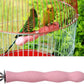 Bird Perch, and Beak Frosted Grinding Bar Standing Stick Cage Toy for Parakeet African Grey Cockatoo Budgies Cockatiel(L)