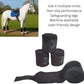 Horse Leg Bandage/Horse Leg wrap (Set of 4) Red, Blue, Navy Blue, and Black (Black)