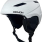 Demon United Snowboard and Ski Helmet with MIPS - Adult - Matte Black/Matte White - PC Shell & Inmold EPS Foam- Twist Dial Fit System - Audio Ready Earpads