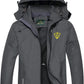 GIISAM Mens Windproof Jacket Waterproof Lightweight Mountain Sport Jacket for Men Hooded Windbreaker Raincoat