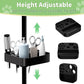 VFK 47'' Large Dog Grooming Table Stainless Steel Foldable Grooming Table for Dogs at Home Adjustable Height Arms Pet Station with Nooses, Mesh Tray, Tool Organizer