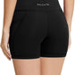 baleaf Women's 8"/ 5"/ 3" Biker Shorts High Waist Yoga Workout Gym Running Volleyball Spandex Shorts with Pockets
