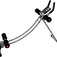 Sunny Health & Fitness Waist Trainer Ab Roller with Elbow Support, Training Wheels, Foldable for Home Gym, Abdominal Exercises, Core Strength, Glute Trainer, Crunch Workouts with Optional Dip Station