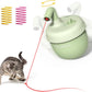 Cat Laser Toys, Automatic Cat Laser Toy Tumbler Design, Rechargeable Cat Laser Pointer 360°Irregular Rotation, 3 Modes Interactive Cat Toy for Indoor Cats of All Ages and Sizes (Green)