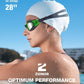 ZIONOR G1 Polarized Swimming Goggles for Unisex Adult Women Anti Fog 100% Anti UV Diving Goggles