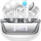 Wireless Earbuds, Bluetooth 5.4 Headphones Deep Bass Stereo, in-Ear Earphones with ENC Noise Canceling Mics, 45H Playtime Ear Buds Dual LED Display, IP7 Waterproof Wireless Headphones for Android iOS