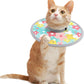 LOS ANDES Cat Recovery Collar - Adjustable Protective Collar Alternative, Prevents Licking Wounds, Lightweight for Kitten & Puppy