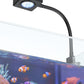 Pawfly 15 W Saltwater Aquarium Light Clip On LED Reef Light for Corals Dimmable LED Aquarium Light with Touch Control Marine Fish Tank Light with Adjustable Brightness Brilliant Blue White Red Lights