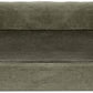 Furhaven Orthopedic Dog Bed for Large/Medium Dogs w/ Removable Bolsters & Washable Cover, For Dogs Up to 55 lbs - Faux Fur & Velvet Sofa - Dark Sage, Large