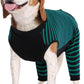 Kuoser Dog Recovery Suit for Back Legs,Soft Dog Surgery Suit with Sleeves to Stop Licking,Dogs Recovery Sleeve Elbow Protector Pet Surgical Onesie for Abdominal Wounds Dogs Cone Alternative,Green M