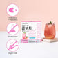 TEAZEN Peach Kombucha Tea, Hydration Drink Mix, Sugar Free, Live Probiotics & Prebiotics, 30 Sticks, 5.29oz