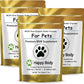 HAPPY BODY Pure MSM Joint Supplement for Dogs, Cats, & Horses – 100% Additive-Free – High Performance, Supports Senior Pets Wellness, Healthy Joints, Mobility, Aches, & Fatigue 7oz - 3 Packs