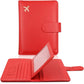 Melsbrinna Rfid Passport Holder for Travel women/Men, Cute Passport Wallet Rfid Blocking Card Slots, Rfid Passport Cover/CaseTravel Wallet, Passport Book Holder (1, Red2)
