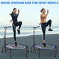 ONETWOFIT 42"/45" Rebounder Trampoline for Adults, Silent Mini Trampoline Indoor Exercise Fitness Trampoline Bungee Rebounder Workout Max Load 330lbs