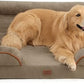 Bedsure XXL Orthopedic Dog Bed for Extra Large Dogs - Washable Giant Dog Cat Bed Waterproof, Comfort Dogs Couch Sofa with Washable Removable Cover, Pet Bed with Nonskid Bottom, Hazel, 52"